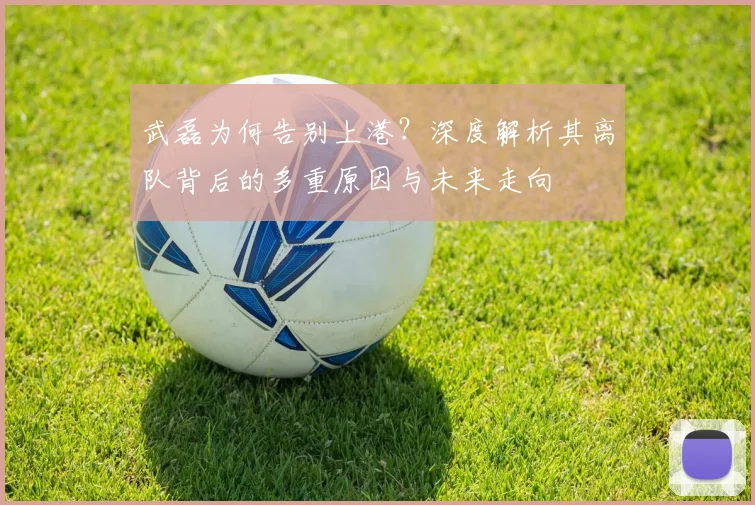 武磊为何告别上港?深度解析其离队背后的多重原因与未来走向